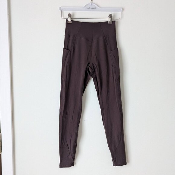 Buffbunny Contour Pocket Journey Dark Brown Leggings - Picture 1 of 4